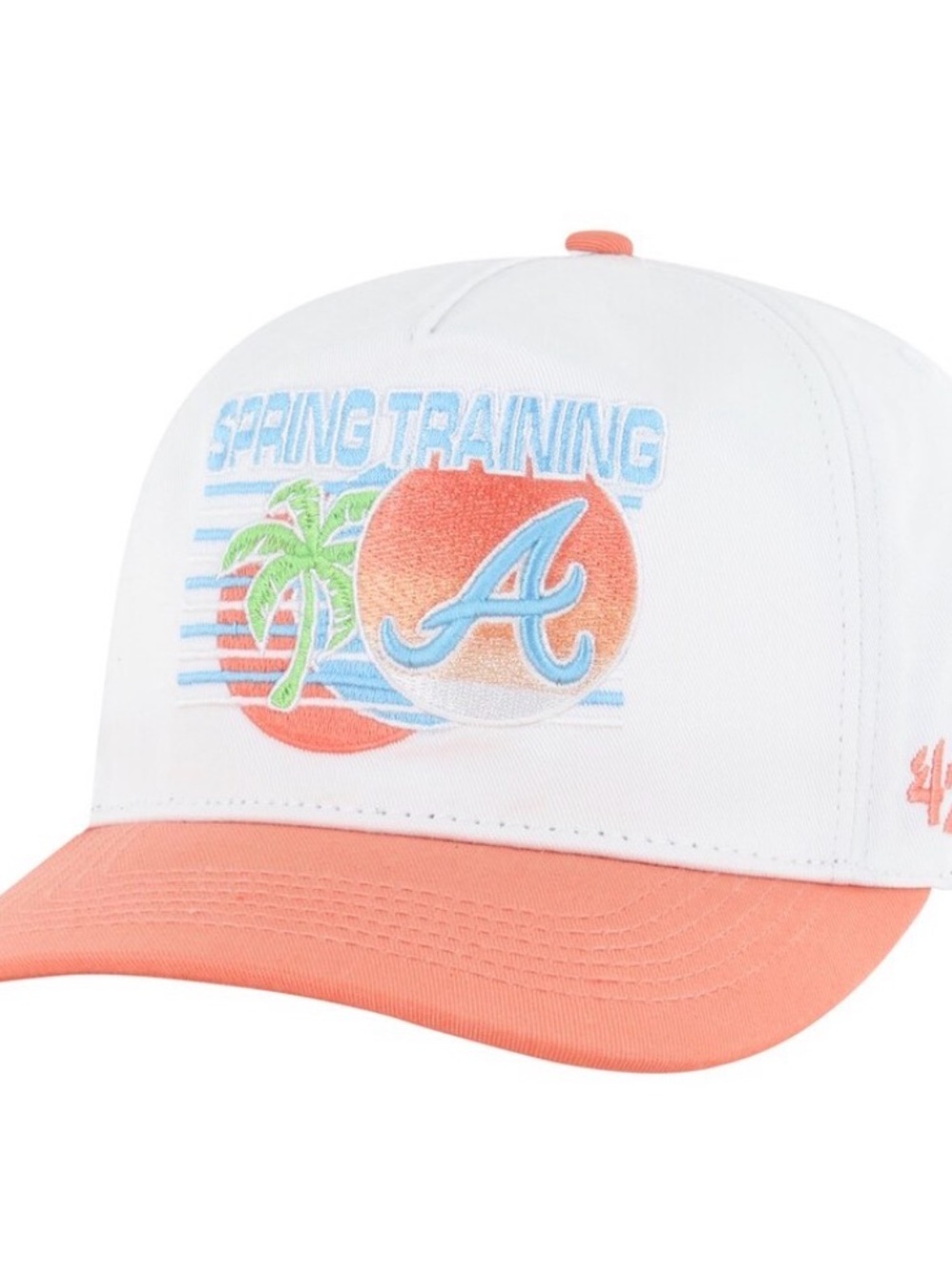 Atlanta Braves '47 Spring Training Grapefruit League Solar Hitch Adjustable Hat